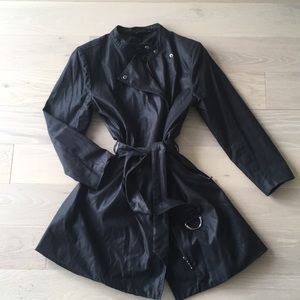 Alexander McQueen for Target black trench coat